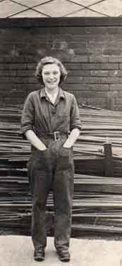 Alice Procter at Rip Bits, Sheffield during World War Two