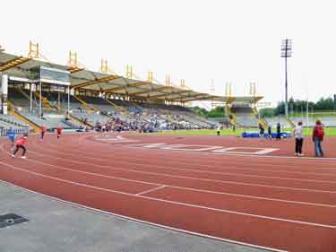 Don Valley Stadium. Sheffield Area Junior Schools Sports Day event.