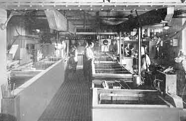 James Deakin and Sons Ltd., manufacturing silversmiths and manufacturers of silver and electroplated goods, spoons, forks, etc, Sidney Works, Sidney Works, Sidney Street, Matilda Street, c. 1920