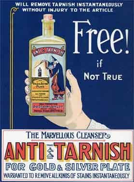 James Deakin and Sons Ltd., Sidney Works, Sidney Street and Matilda Street - advertisement for silver cleaner, c. 1920