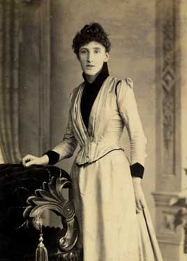 Lydia Gates (later Bell), later the wife of Ernest Robert Bell c. 1893
