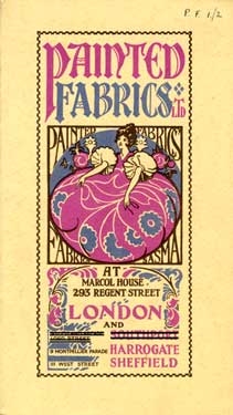 Cover of Painted Fabrics Brochure and Price List
