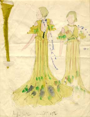 Painted Fabrics designs for dresses