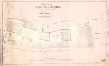 Plan of the Angel Inn, in Sheffield, with all its appurtenances, the property of Samuel Leech