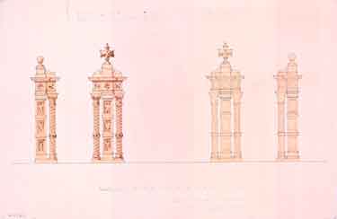 Weston Park - design for entrance gates