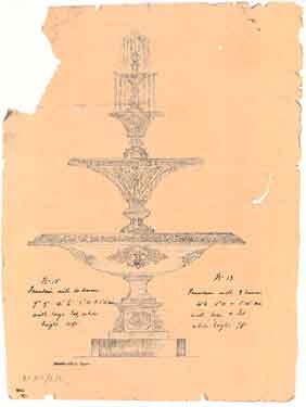 Weston Park - design for fountain