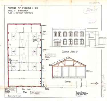 Messrs W. Turner and Company Ltd., gold and silver refiners, Nos. 75 - 79 Eyre Street - proposed alterations to factory