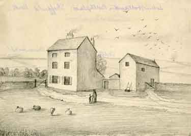 The house of my youth, sketched by John Holland Brammall (when a boy)