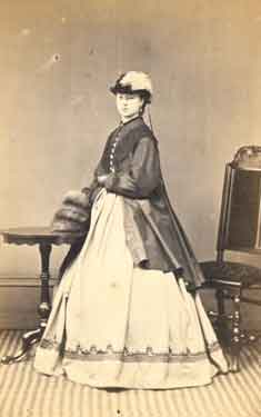'Agnes' thought to be Mary Agnes Hoole (later Mary Agnes Swift) (1848 - 1936), c1860s
