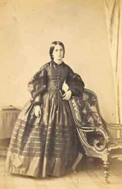 Mary Wightman, evidently Mary Alice Wightman (1846 - 1871), early 1860s