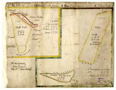 A map the land in the possession of John Jepson