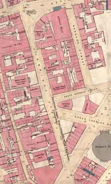 Extract from OS map (scale 1:500) Cambridge Street area
