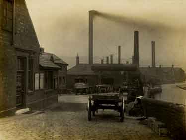 Tinsley Rolling Mills Office, Works, Company Vehicles (including Steam Wagon) and South Yorkshire Navigation Canal, Tinsley