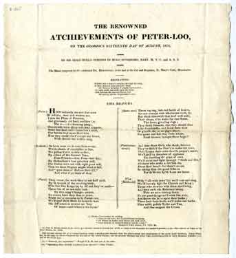 The renowned achievements of Peterloo ...