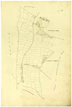 Map of Hurlfield, Myrtle Springs, Gleadless and Gleadless Common, c. 1855