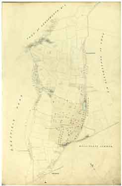 Map of Richmond, Spring Wood and Woodthorpe, c. 1855