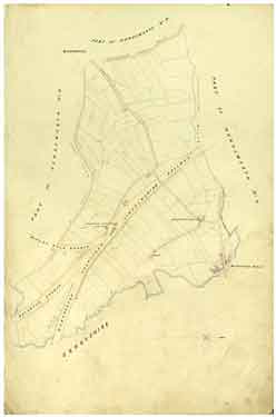 Map of Woodhouse junction area, c. 1855