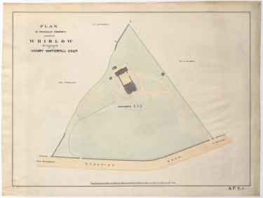 Plan of freehold property at Whirlow the property of Henry Waterfall, esquire