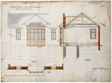 T. W. Sorby, esquire - Storthfield House, 237 Graham Road, Ranmoor - detail for new billiard room