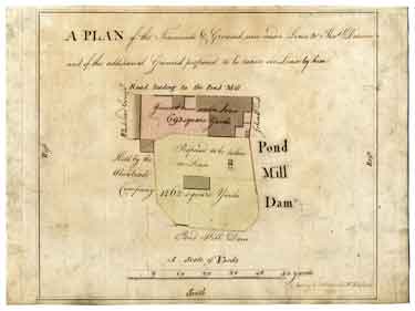 A plan of the tenements and ground now under lease to Thomas Darwin and of the additional ground proposed to be taken on lease by him