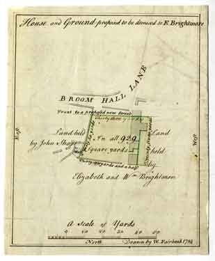 House and ground proposed to be demised to E. Brightmore