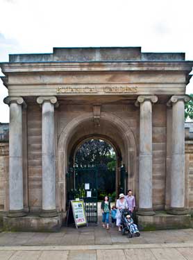 Entrance to Botanical Gardens, Clarkehouse Road 