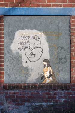 Street art: Sidney Street by Kid Acne