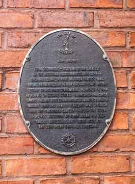 John Brown Plaque in Orchard Square
