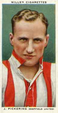 John (Jack) Pickering (1908 - 1977), Sheffield United Footballer
