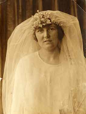 Hilda Lee, married to - Woods,  St. Cuthbert's C. of E. Church, Barnsley Road 