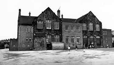 Gleadless Nursery, First and Middle, School formerly Gleadless County School, Hollinsend Road