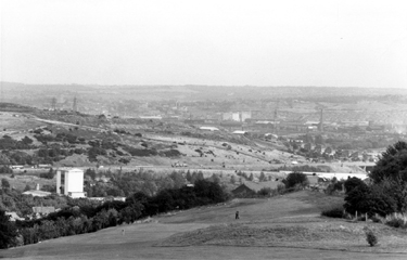 Concord Park Golf Course looking towards Rotherham 