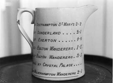 Sheffield Wednesday F.C. 1896 F. A. Cup Winners Commemorative Jug