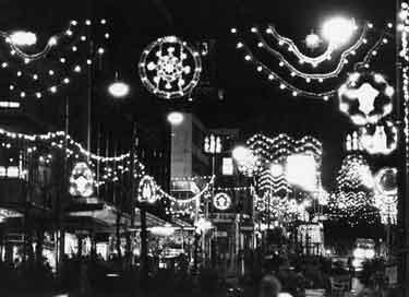 Christmas illuminations, The Moor 