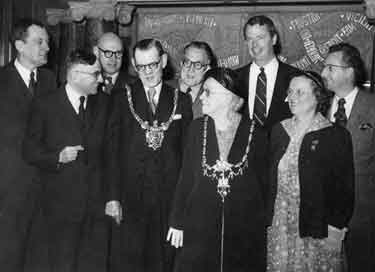John Henry Bingham, Lord Mayor of Sheffield, 1954-1955: Meeting of the 'Burke Factory', Town Hall, Pinstone Street