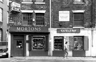 Mortons cutlers, Nos. 100 - 104 West Street