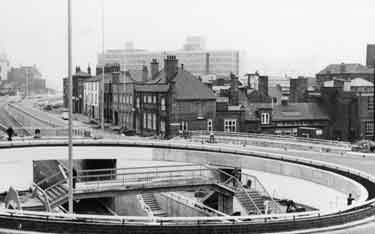 Construction of Furnival Gate (latterly Furnival Square) underpass