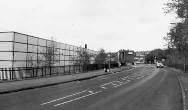Archer Road showing Sainsbury's supermarket (left)