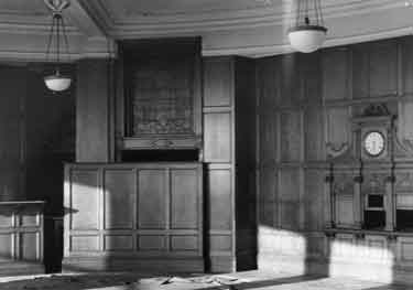 Panelling in The Sheffield Club, No.36 Norfolk Street