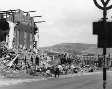 Demolition of Upperthorpe Tabernacle, Albert Terrace Road