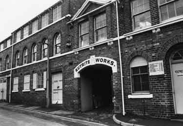 Kutrite of Sheffield Ltd., (formerly known as Ernest Wright and Son Ltd.), scissor and tool manufacturers, Kutrite Works, Snow Lane