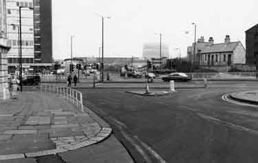 Furnival Road at the junction with Exchange Street
