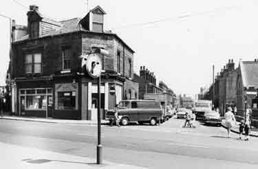 Harrington Road viewed from the junction with London Road