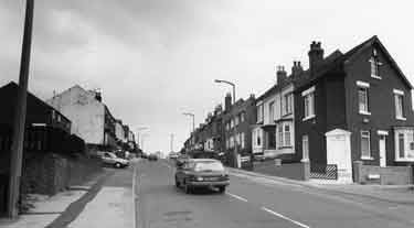 Gleadless Road showing corner with Fitzroy Road