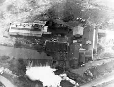 Aerial view of Woodhouse corn mill