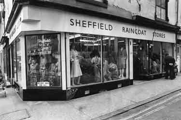 Sheffield Raincoat Stores, No.21 Orchard Street