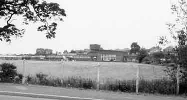 Charnock Hall Middle School, Carterhall Road, Gleadless as seen from White Lane