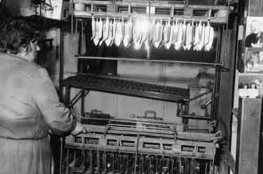 De-greasing at Hiram Wild Ltd., cutlery manufacturers, Central Works, Herries Road, Shirecliffe 