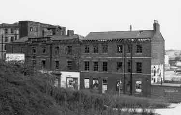Canal Basin showing derelict warehouses