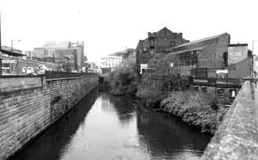 River Don at (right) Blonk Street and Castlegate (left) 